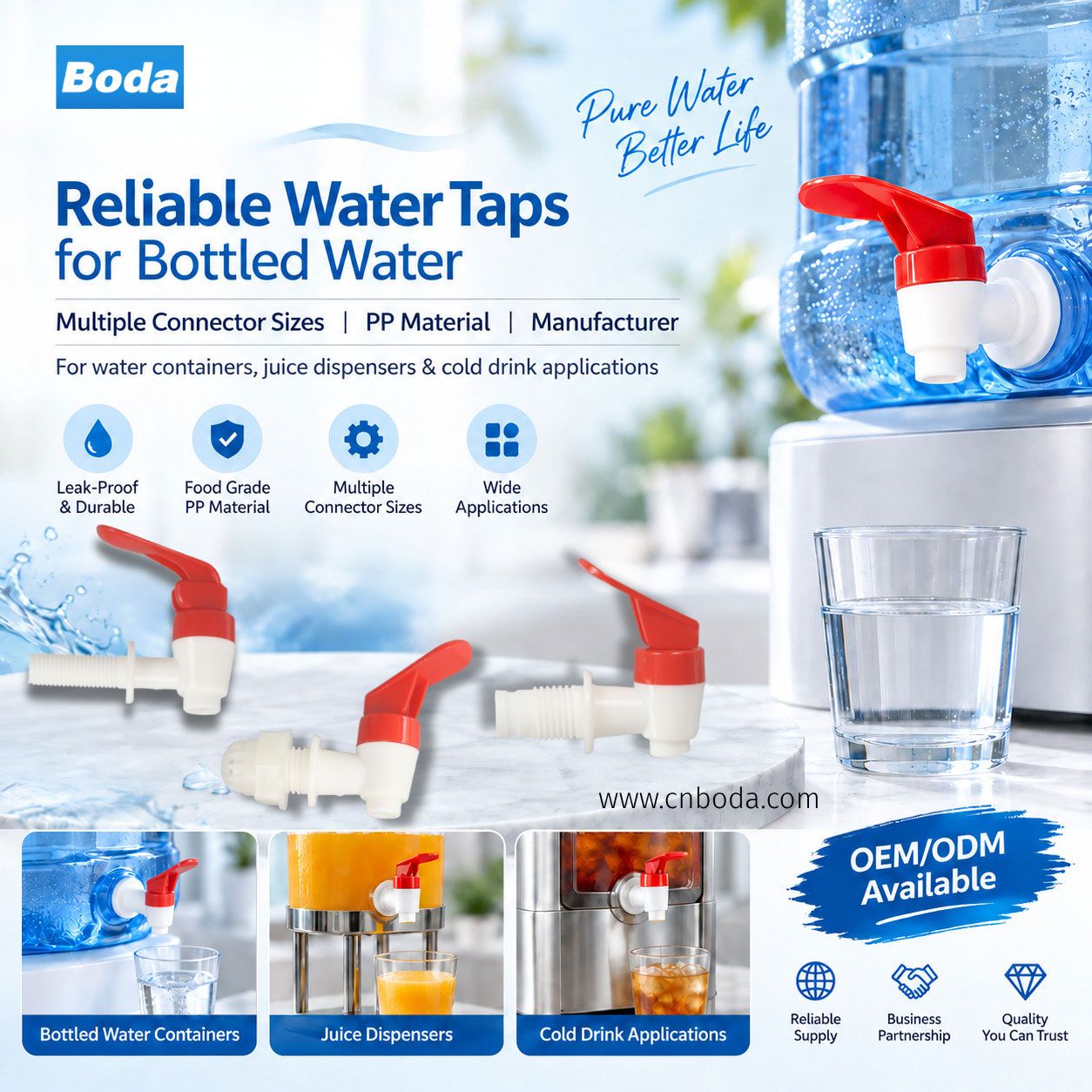 Reliable Water Tap Solutions for Bottled Water Brands & Distributors
